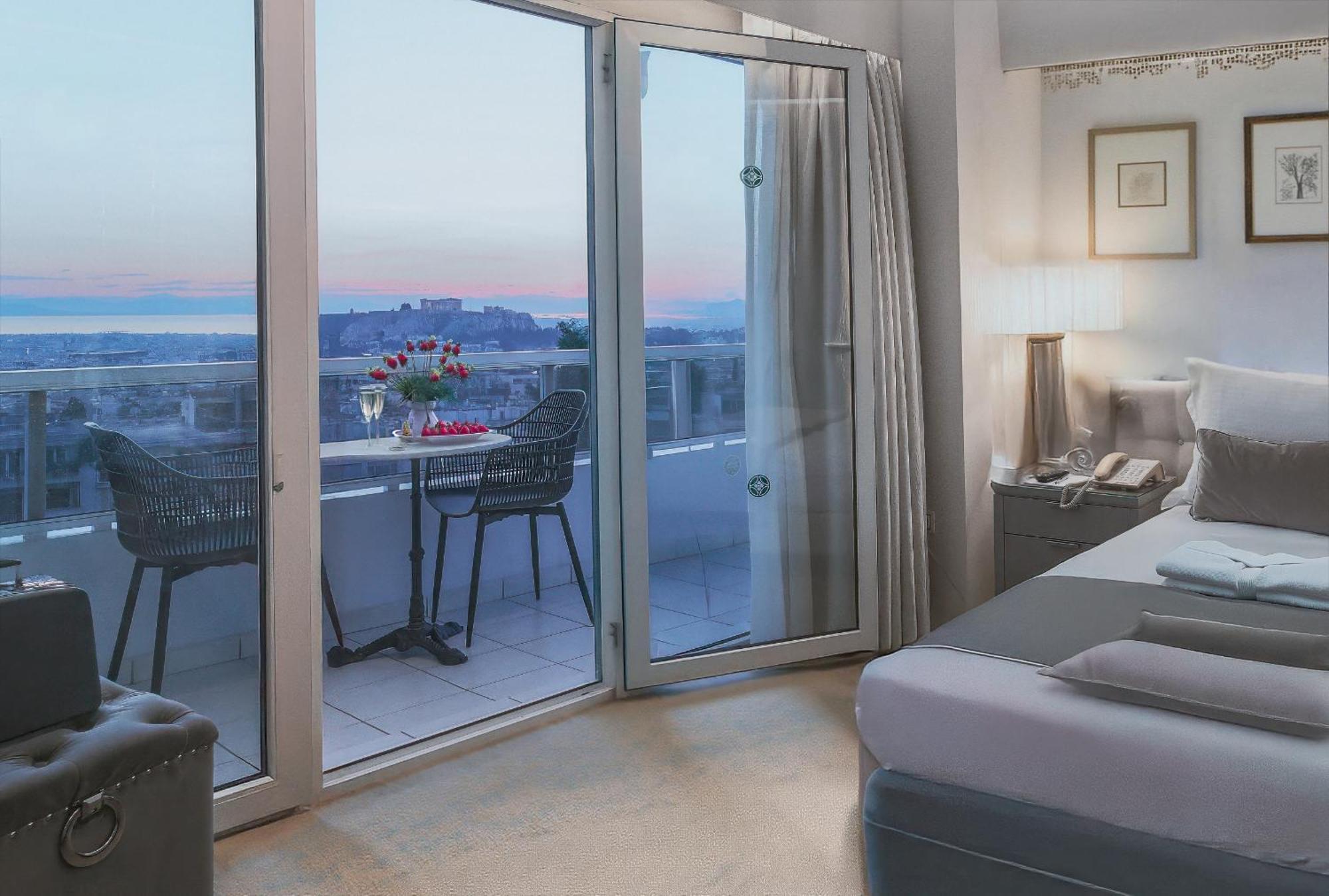 Premium Room Private Balcony & Panoramic Acropolis View